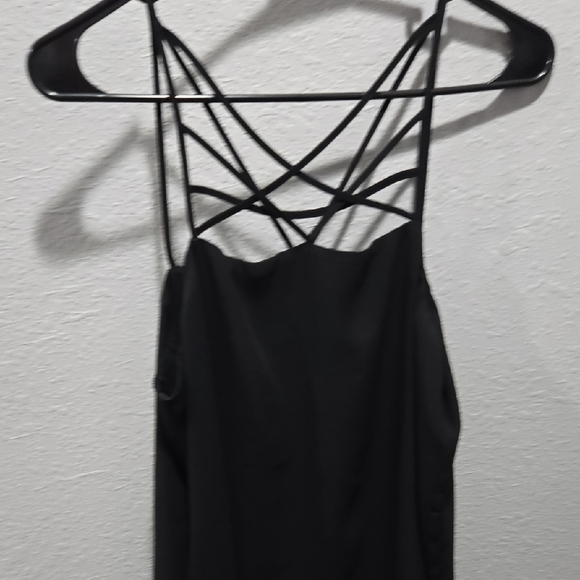 Express Tops - Express Black Barcelona Cami